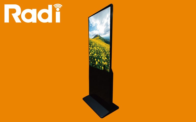 【本月活動】R系列 43吋 移動式/USB商用網路板/觸控型電子看板